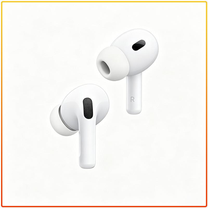 Authentische Apple AirPods Pro 2 Bluetooth-Kopfhörer Eingebautes Mikrofon Sport Wasserdicht Stereo-Sound In-Ear Noise Cancelling Ohrhörer