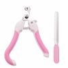 Pet Nail Clippers for Dogs and Cats, Stainless Steel Grooming Scissors with Straight Handle, Safe Toe Claw Trimmer Tool