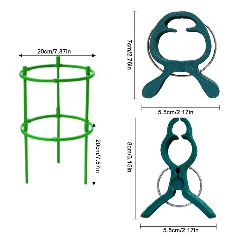 Plant Support Sticks Durable Plant Clips Garden Stakes Sturdy Eco-Friendly Plant Supports & Plant Stake For Family Friends