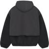 Fear of God Essentials Nylon Fleece Kapuzensweatshirt Schwarz Herren Oberteile 202SU244320F