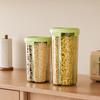 4-Compartment Grain Storage Container Sealed Food Storage Box Cereal Grain Dispenser  Coffee