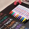 12PCS White Oil Paint Markers for Graffiti Tyre Writing Art DIY Crafts Office School Supplies Fine Tip Permanent Markers