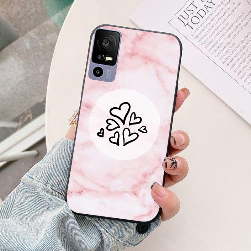For TCL 40 R 5G Phone Case T771K astronaut Silicone Camera Protection Back Cover For TCL 40R 5G T771H Funda Coque TCL40R