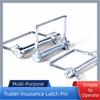 10Pcs Pull Ring Square Locking Pin Square Shaft Quick-Release Pin  Auto Car Trailer