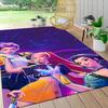 Galactic Fashion Heroes Carpet Rug Soft Washable Antislip Home Living Room Sofa Mats Personalized Christmas Rug
