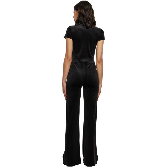 Urban Classics Ladies - Velvet Jumpsuit noir