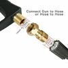 Pressure Washer Hose Adapter M22 14mm Brass with Swivel Joint Connector Designed to Prevent Hose Tangling and Leaks