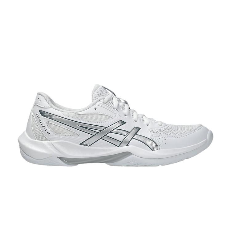 

ASICS Gel Rocket 12 White Pure Silver Women Sneakers 1072A119-101 44.5