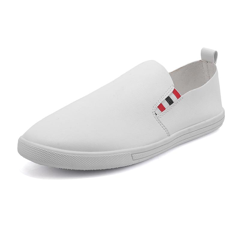 Fashion Split Leather Men Casual Shoes Slip-on Handmade Loafers Outdoor Fashion Driving Footwear Comfortable Male Leisure Walk Moccasins