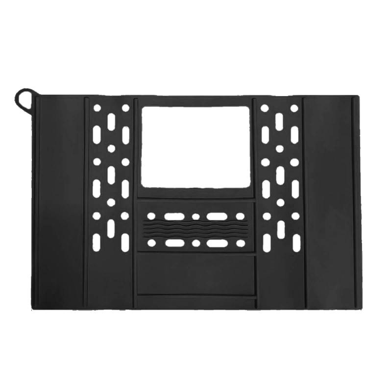 Rutschfester Wasserablauf Multifunktional Faltbare Spülenabdeckung Silikon Spülen Make-up Pad Waschlappen Spülenpad Erweiterte Oberfläche