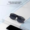 Multifunktionale Auditive Sonnenbrille mit Kabelloser Sound-Navigationssteuerung Blaulichtschutz Leichter Rahmen