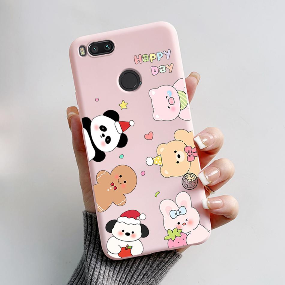 For Xiaomi Mi A1 Case Xiaomi Mi 5x Cute Bear Cartoon Frog Soft Silicone TPU Phone Back Cover Bumper For Xiaomi MiA1 Mi5X Fundas