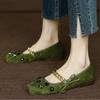 Fashion 2025 New Shallow Women's High Heels Fashion Crystal Square Toe Soft Bottom Metal Decoration Best Seller Mary Jane Shoes Zapatos