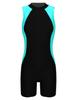 One Piece Swimsuit Sleeveless Swimwear Women Bathing Suit Retro Swimming Surfing Suits