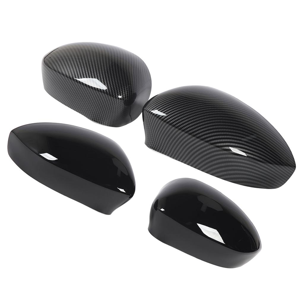 Car Door Side Rearview Mirror Cover  Left Right Wing Mirror Cover Replacement for Fiat 500 2007 To 2020 Side Mirror Cover