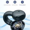 Knochenleitungs-Bluetooth-Ohrhörer, kabellose Ohrclip-Sport-Ohrhörer mit langer Ausdauer