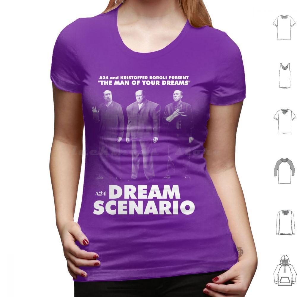 Dream Scenario Man Of Your Dreams T Shirt Cotton Men Women DIY Print Dream Scenario Sick Of Myself A24 Film Nicolas Cage