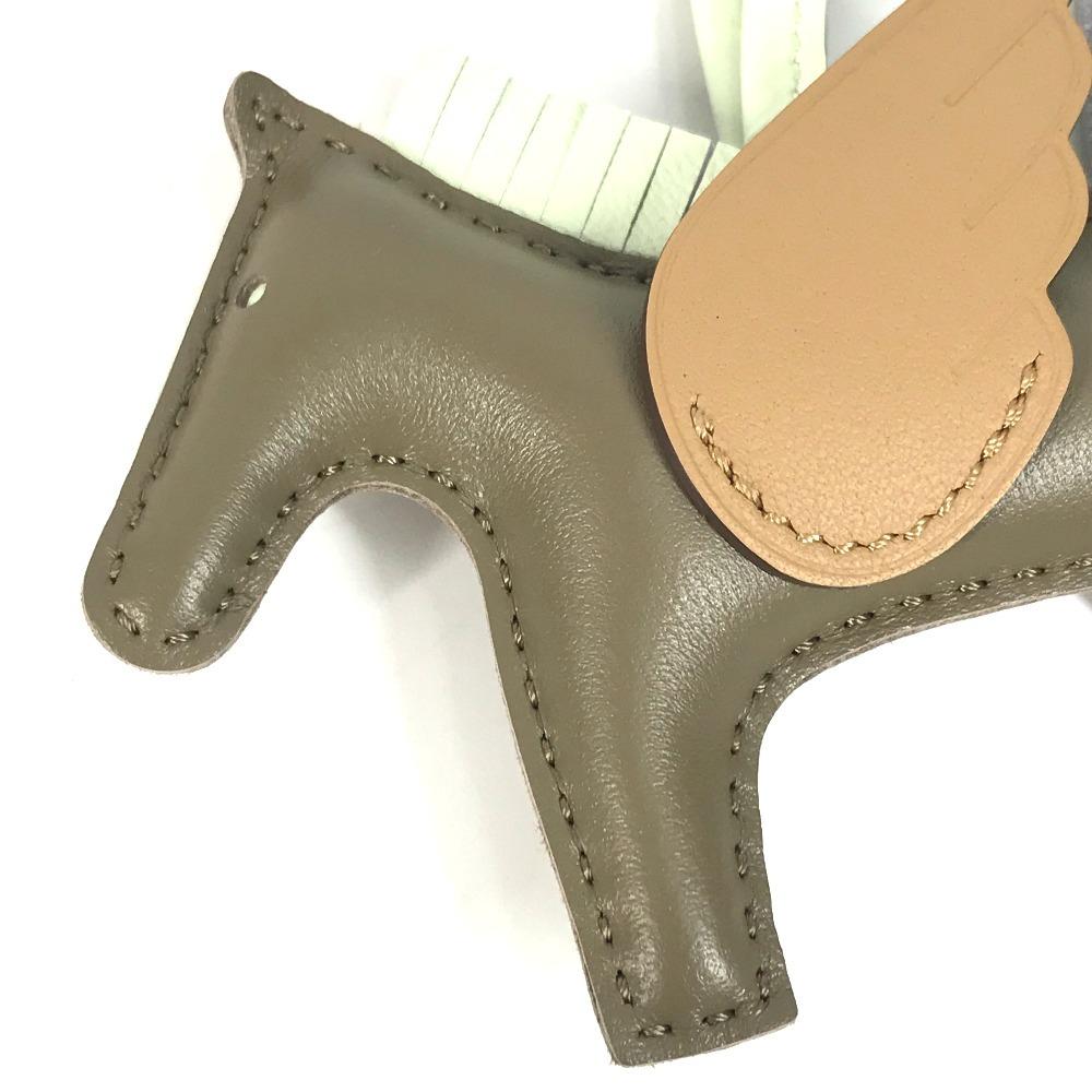 Hermes Pegasus PM Bag Charm Anyo Miro Bizcui/Etoupe BrownBased/Green Unused