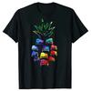 Piano Pineapple Essential Retro Classic Retro Vintage T Shirt Keyboard Music Player Streetwear Short Sleeve Pianist Gift Tshirt