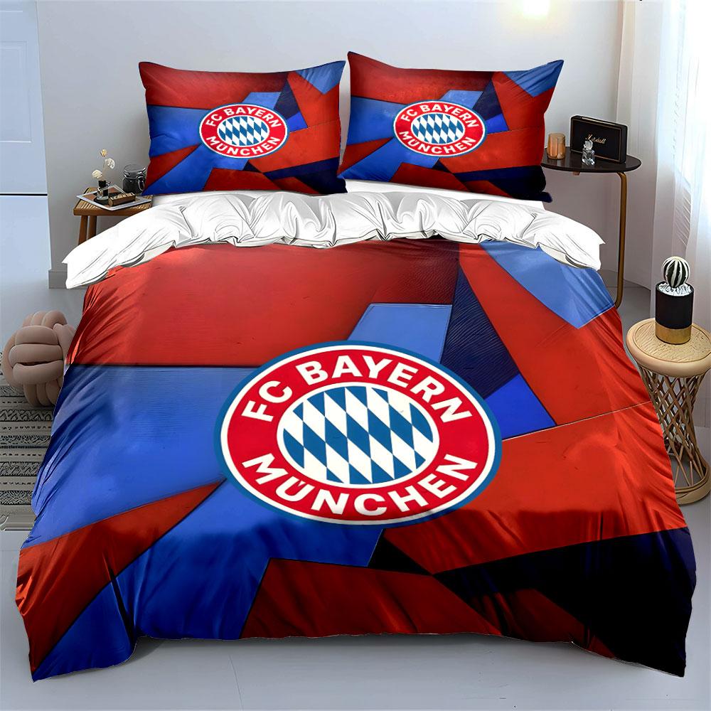 Logo FC Bayern Mnichov. Sady povlečení Sady povlaků na přikrývku Povlaky na přikrývku Povlaky na polštář(1 * Povlak na peřinu 2 * Povlaky na polštář bez výplně)