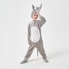 Cute Unisex Childrens Rhinoceros Animal Costume For Halloween Or Role Play In Polyester
