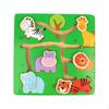 Cute Animal Wooden Matching Games Wood Shape Brain Teasers Montessori Game