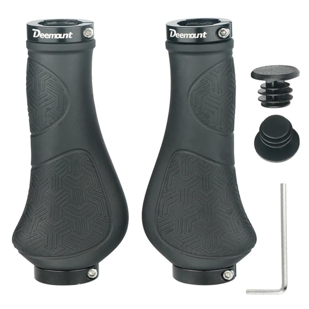 Black Bicycle Handlebar Grips 133mm 93mm Bicycle Parts Durable Bike Handle Grip