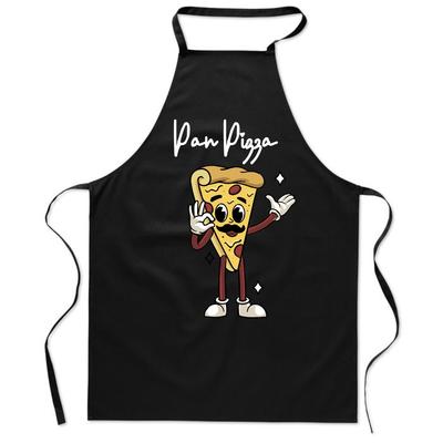 Apron with Funny Print Kitchen Pizza PAN King of Pizza Men's Gift