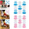 9x Snowflake Table Centerpieces Ornament Table Decor, Winter Wonderland Party Decorations, for Living Room, Celebration Holiday