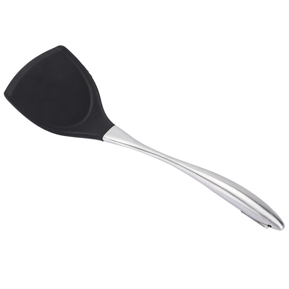 Silikonspatel Antihaft-Schaufel mit Edelstahlgriff Kochwerkzeuge Küchengeschirr
