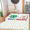 Numberblocks Customize Text Floor Rug Office Rug Design for Living Rooms Dining Room Study room Playrooms Antislip Carpet Anime Office Decor