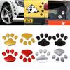 Cool 3D 2pcs/Set Car Funny Bear Paw Footprint Stand Out Animal Paw Print Car Stickers For Lexus Car Accessories New