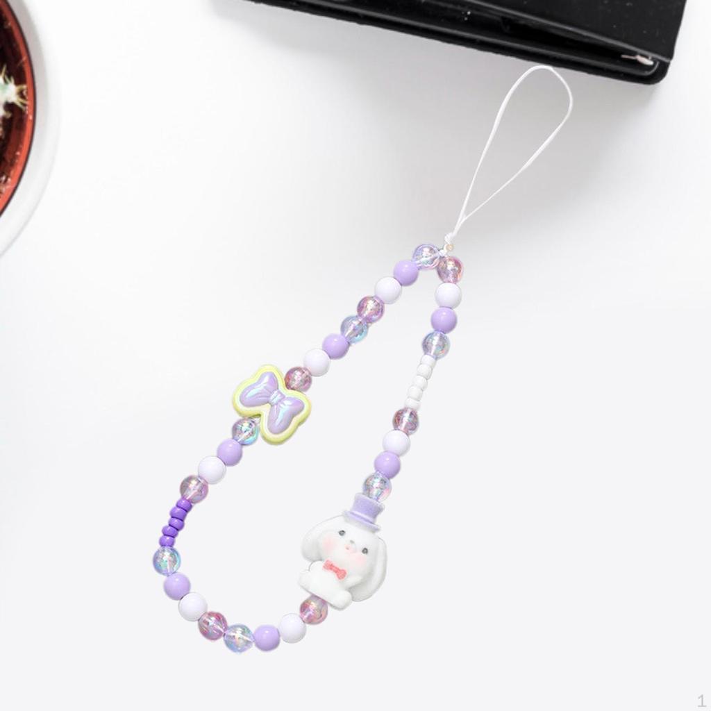 Perlen-Handyband Niedliche Hülle Handschlaufe Handgelenkband Mode Deko Damen Tasche
