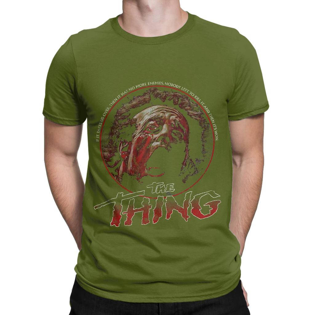 The Thing 1982 Palmer distressed Funny 100 Cotton TShirt the thing Tees Tops For Unisex