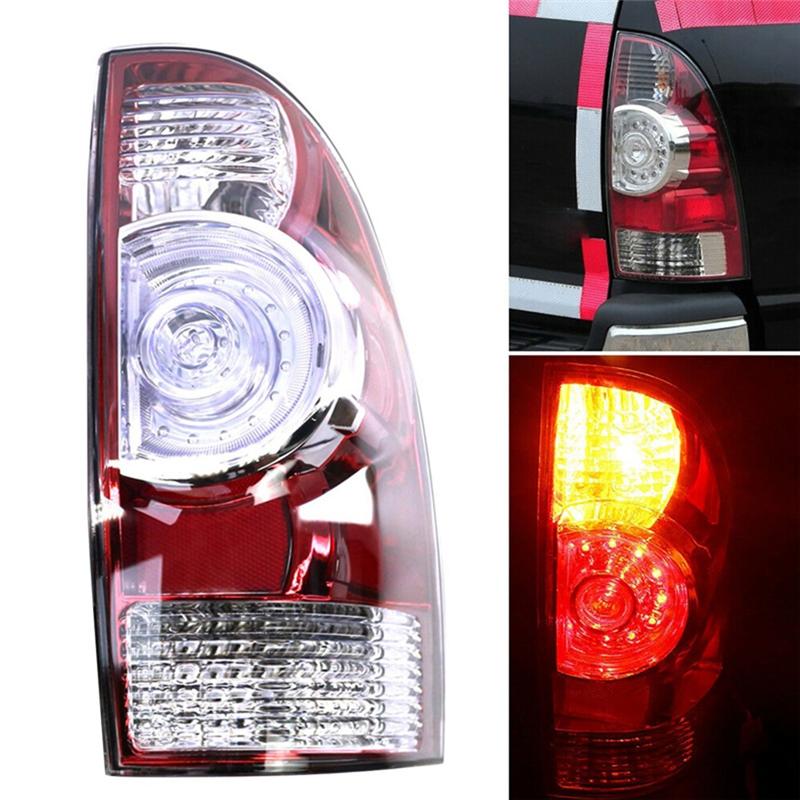 ABLZ-2Piece LED Tail Lights Left Right Rear Bumper Lights Assembly Signal Lamp Replacement Parts For Toyota Tacoma Pickup 2005-2