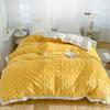 Dicke Winterdecke aus Lammwolle, doppelseitiger Überwurf aus Mikrofaser-Flanell für das Bett, bequem, superweich, warm, doppelt