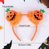 Pumpkin Hairhoop Festival Headband Halloween Dressingup Costume Props Headpiece Theme Party Headband Adult Holiday Props