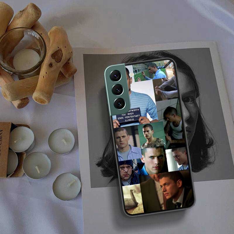 Prison Break TV Series Phone Case For Samsung Galaxy S22 S25 Ultra S21 S10 Plus S26 Edge S20 S23 S24 FE Cover Silicone Soft