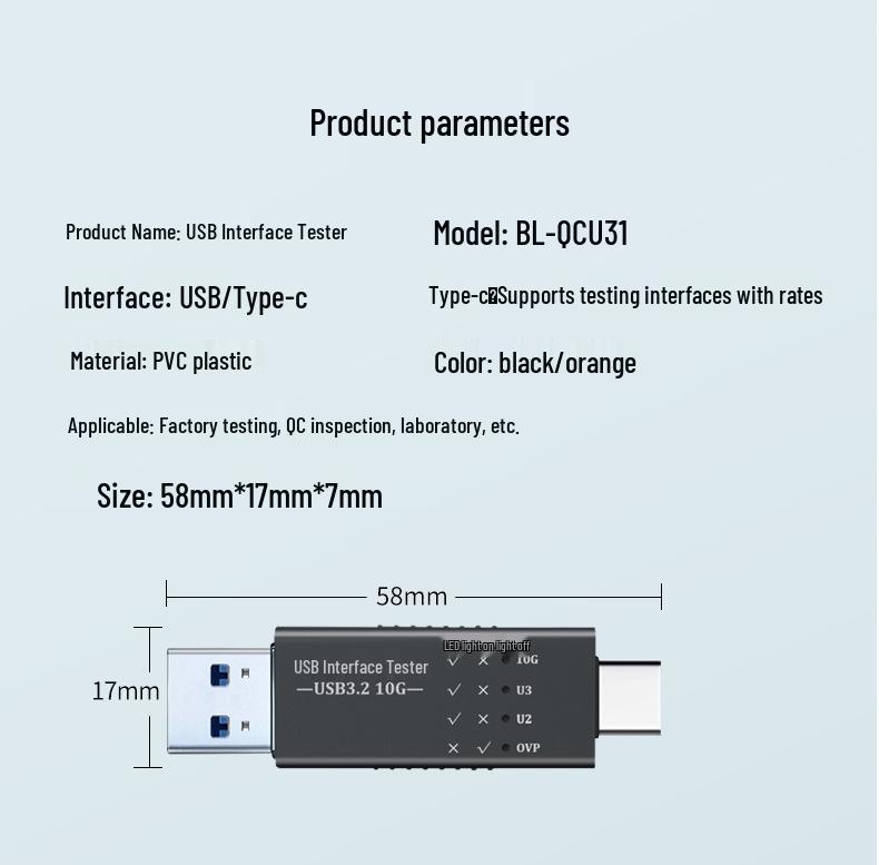 USB 3.0 Multifunctional HUB & Tester: Voltage, Current, Interface, Tester and Docking Station