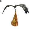 Drachenflamme Buch Nook Halloween Gothic Fliegender Drache Buchstütze Geflügelte Drachenstatue