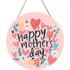 Metal Heart Wall Art In Rustic Farmhouse Hanging Sign Mothers Day Gift for Door Dcor