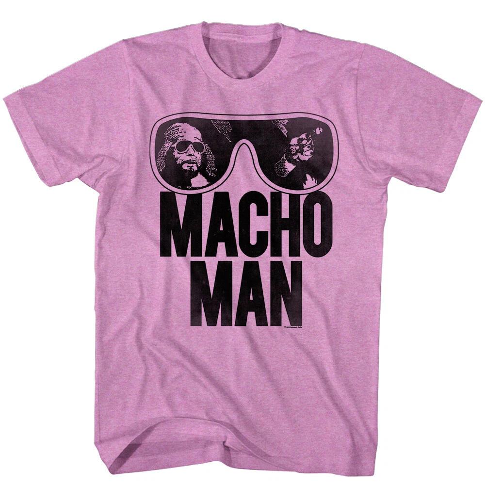 Macho Man Randy Savage Sunglasses Men s T Shirt Costume Wrestler Fighter Legend L
