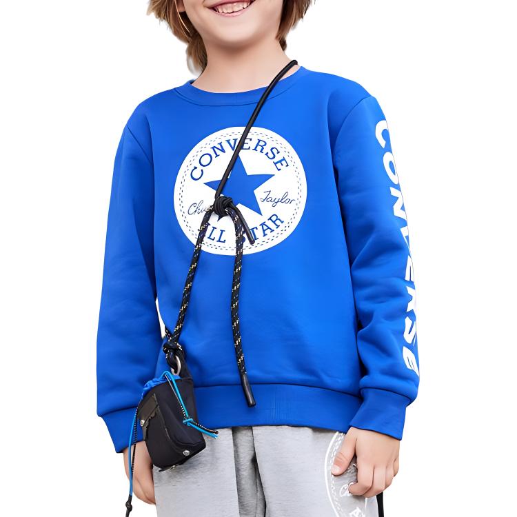 Converse Sweatshirt Surfing Blue Kids CV2032285GS-002 160L(XL)