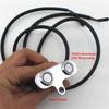 CNC Double Button Motorcycle Push Switch Green LED Momentary Engine Start Kill