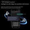 KI-Übersetzung Ohrhörer Drahtlos Bluetooth Ohrclip Kopfhörer LED Digitalanzeige Ohrhörer Kopfhörer Touch-Steuerung Headset