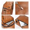 WEIXIER Sling Bag für Damen und Herren, Leder, Crossbody, Schultertasche, Brusttasche, Sling-Rucksack, Reisetasche