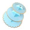 Round Cardboard Cupcake Stand Dessert Tower Treats Stacker Pastry Serving Platter Food