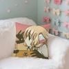 Cute Anime C-Chobits Kawaii Throw Pillow Covers Pattern Cushion Cover Suitable For Sofa Bedroom Car Pillow Cover