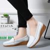 Scarpe basse da donna in pelle con plateau per primavera/autunno