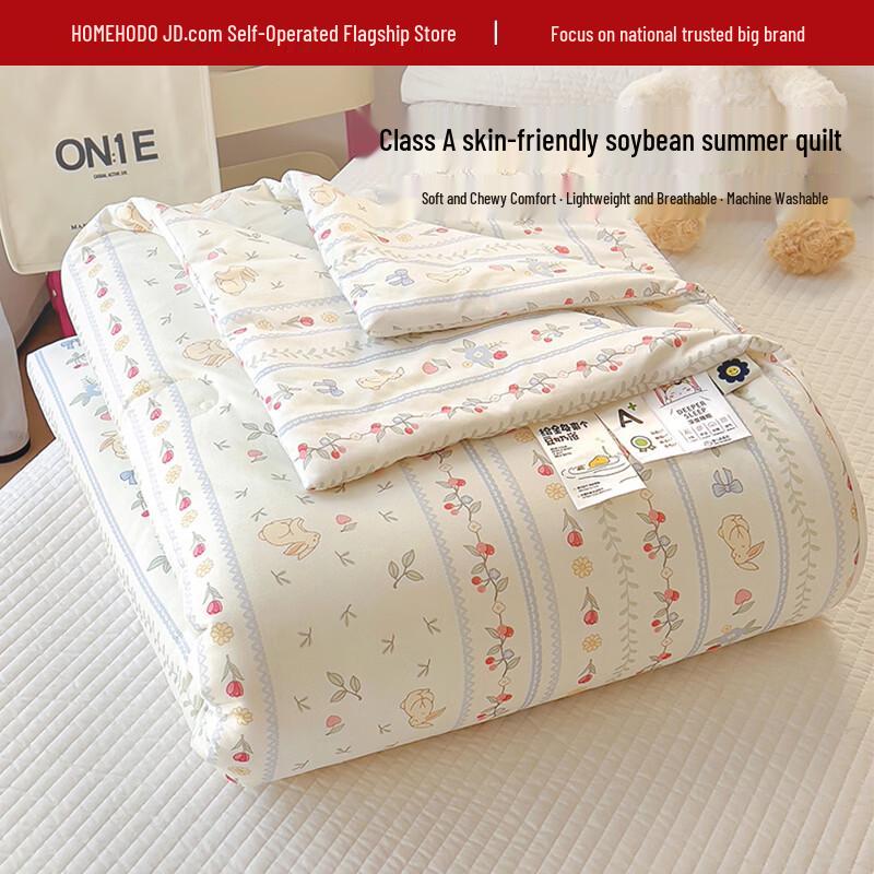 Hongdou A-Class Soybean Fiber Summer Cooling Quilt 200x230cm